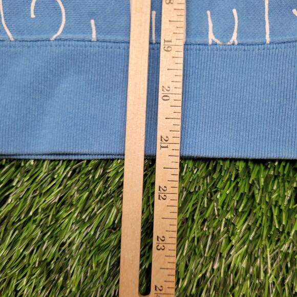 VTG Champion Reverse Weave Sweatshirt Womens M Cropped Boxy Fit Y2K AOP - Picture 8 of 12